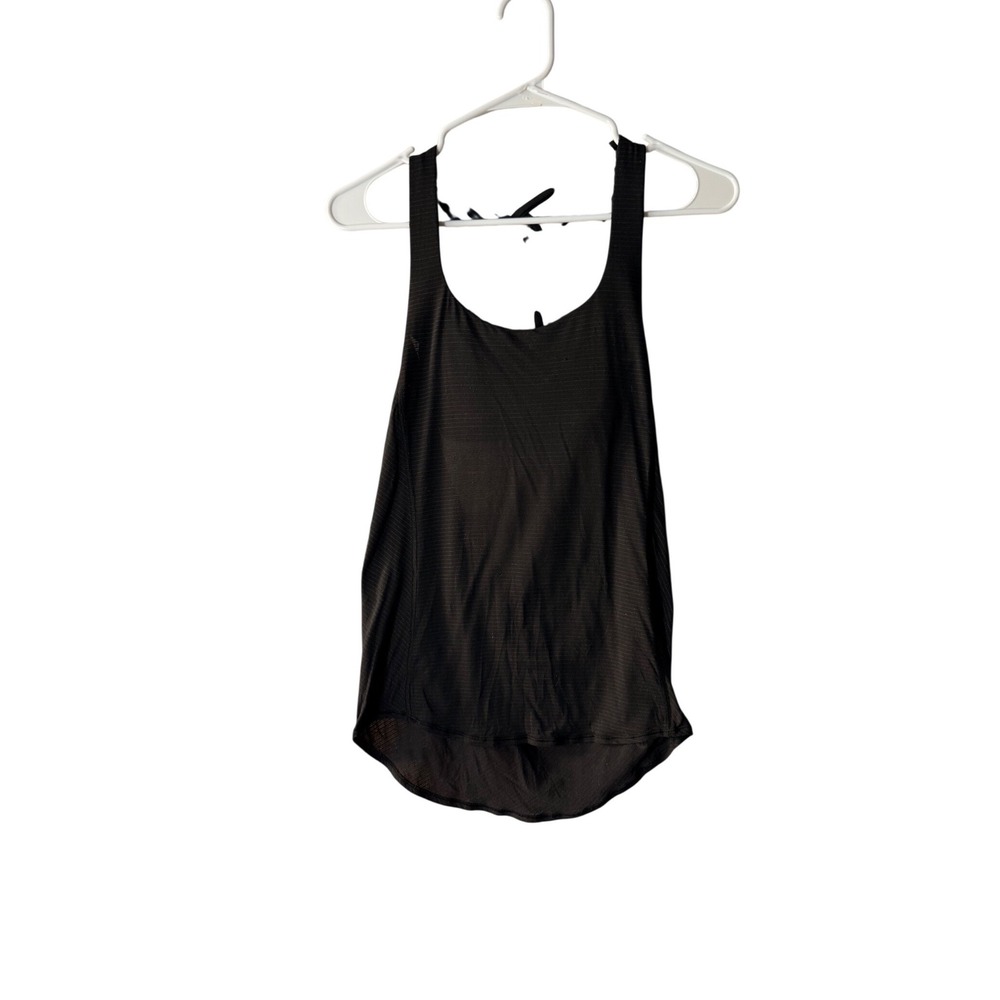 Lululemon Wild Tank Top Strappy Back Black Size 2